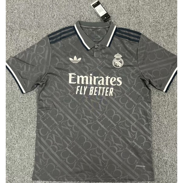 Tailandia Camiseta Real Madrid 2nd 2024-2025 Gris